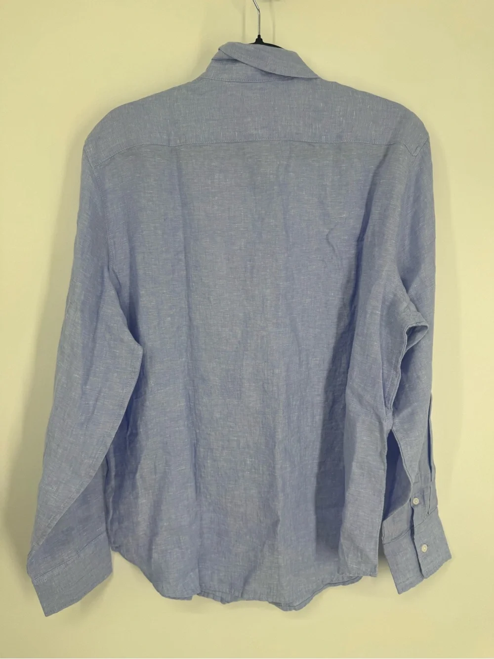 NWT J. Crew Tall Garçon Classic Shirt Baird McNutt Irish Linen French Blue 12T